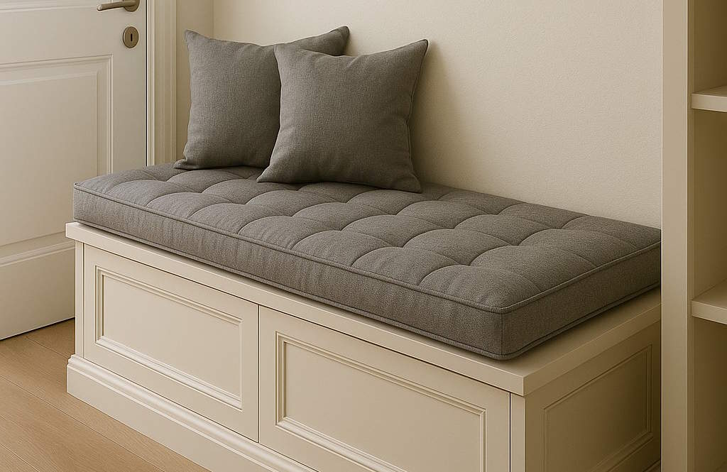 Изготовление подушек-матрасов в прихожую на заказ